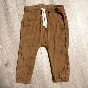 Old Navy Muslin Pants | Joggers w/ Draw String | 18-24m